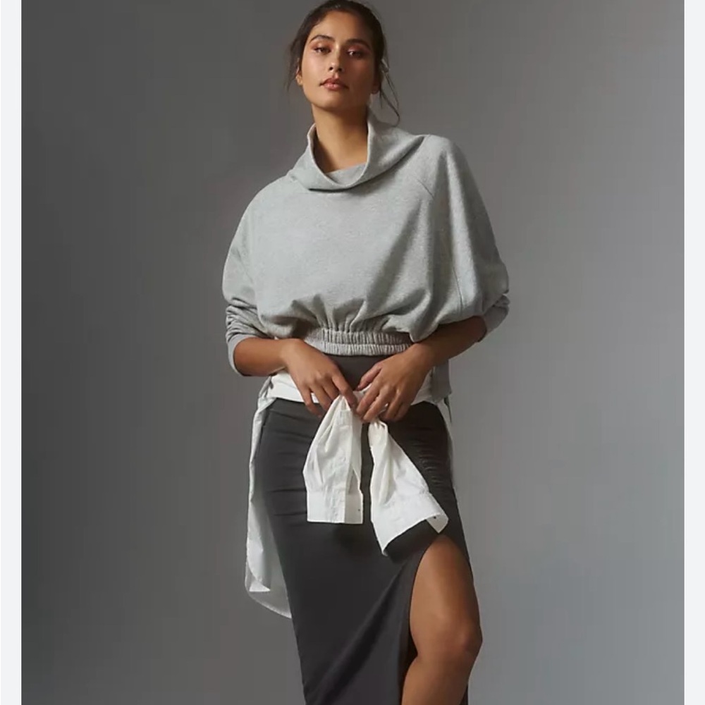 Daily Practice by Anthropologie
Long-Sleeve Funnel Neck Sweatshirt - XXS